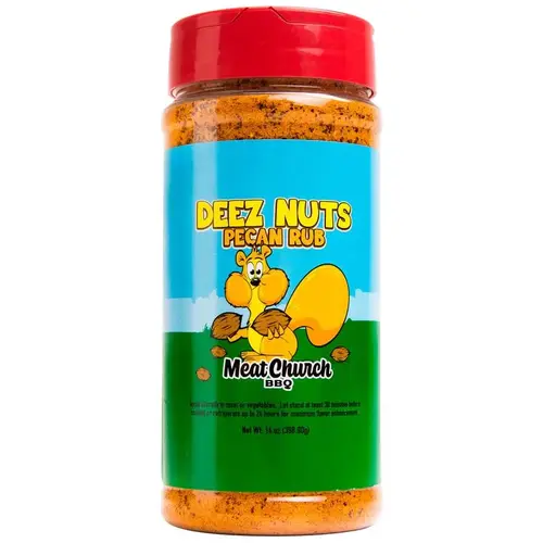 Meat Church 11711552603 Seasoning Rub Deez Nuts Pecan 14 oz