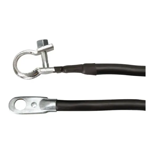 Battery Cable 4 Ga. 31" Lead Top Post Black