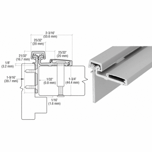 CRL 3184504 Satin Anodized 83