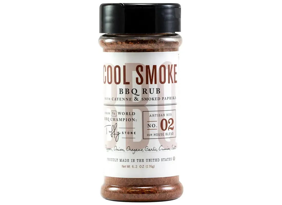Cool Smoke TF00200 BBQ Rub Tuffy Stone Cayenne and smoked Paprika