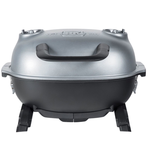 Grill and Smoker 17" PKGO Charcoal Silver Silver