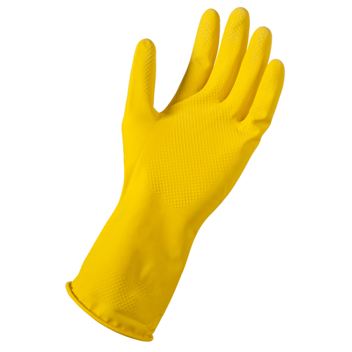 Soft Scrub Women's Indoor/Outdoor Latex Cleaning Gloves Yellow M 1 display