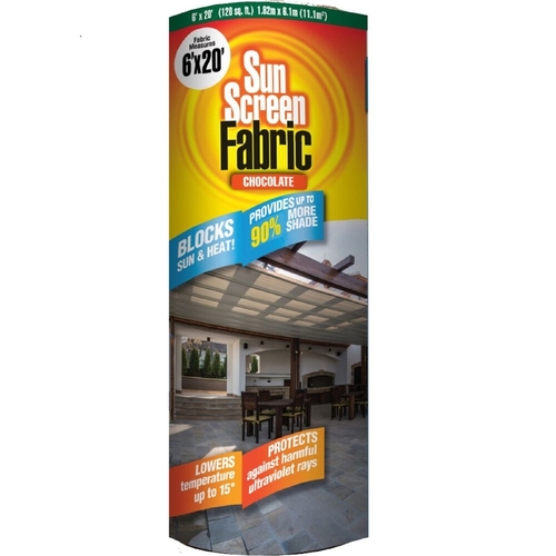 Shade Cloth Fabric Sun Screen 20 ft. H X 6 ft. W