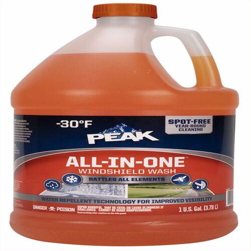 PEAK PKN0D3 Windshield Cleaner/DeIcer All in One 30 deg 1 gal