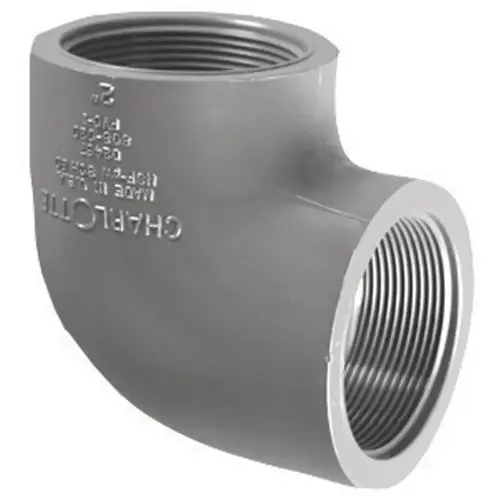 90 Degree Elbow Schedule 80 1-1/2" FPT T X 1-1/2" D FPT PVC