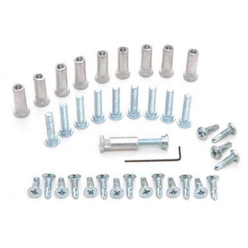 Satin Anodized Replacement Screw Pack for 200/250 Series Continuous Geared Hinges Aluminum