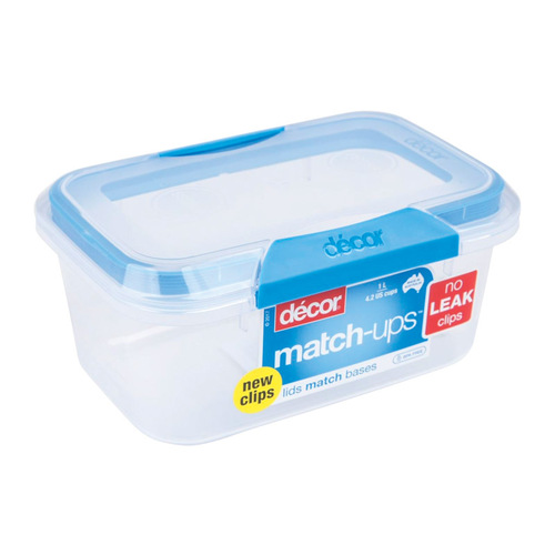Food Storage Container Match-Ups 4.2 cups Clear Clear
