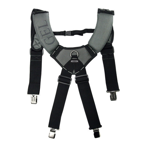 Suspenders 19" L X 2" W Foam Black Black