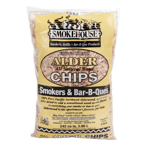 Smokehouse 9780 Wood Smoking Chips All Natural Alder 242 cu in