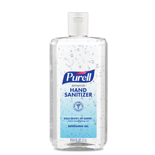 PURELL 968304 Advanced Hand Sanitizer Unscented Scent Gel 33.8 oz