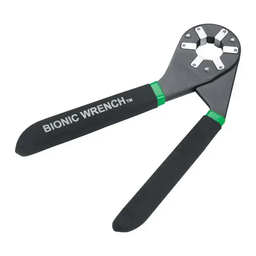 LoggerHead Tools BW8-01R-01 Adjustable Wrench Bionic Wrench 1/2"ch - 3/4"ch and 12mm- 20mm S Metric and SAE Adjustable Wrenc Black