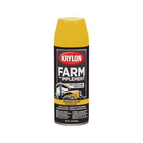 Farm and Implement Paint, High-Gloss, Old Equipment CAT Yellow, 12 oz