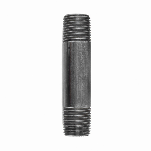 Nipple 3/8" MIP each T X 3/8" D MIP in. Black Steel 3-1/2" L Black - pack of 5