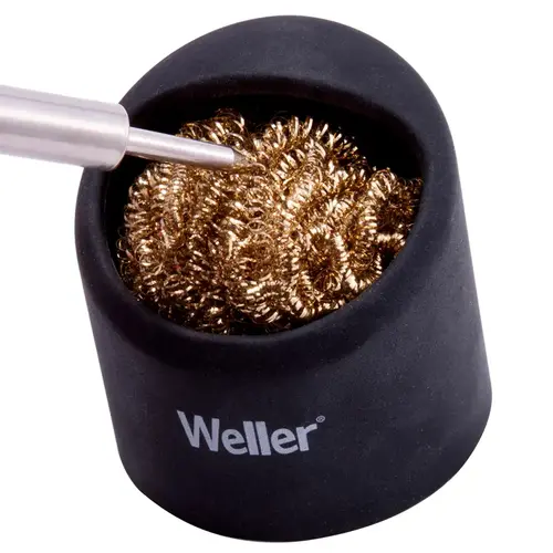 Soldering Tip Cleaner with Holder Tip Cleaning Brass Sponge Pair