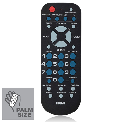 RCA RCR504BE Universal Remote Control Programmable