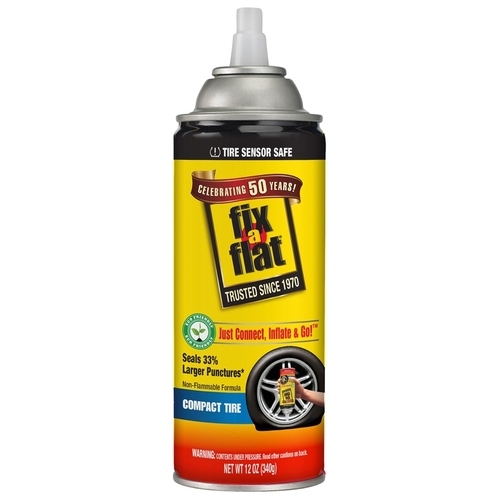 Tire Repair Inflator, 12 oz Can, Characteristic - pack of 6