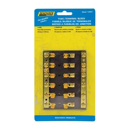 Fuse/Terminal Block Brass