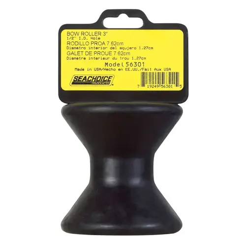 Seachoice 56301 Bow Roller Rubber Black