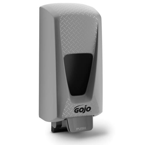 GOJO 7200-01 PRO TDX Hand Sanitizer Dispenser, 2000 mL Capacity, ABS/Polycarbonate, Gray, Wall Mounting