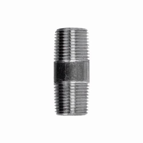 Nipple 1/8" MIP each T X 1/8" D MIP in. Black Steel 2" L Black - pack of 5