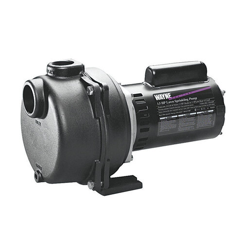 Wayne WLS150 Pump 1-1/2 HP 4350 gph Cast Iron Sprinkler