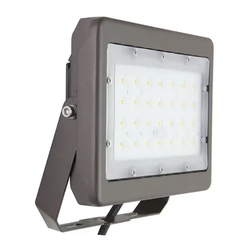 MaxLite MSF50UW-50BY Slim Flood Light Photocell Hardwired LED Bronze Bronze