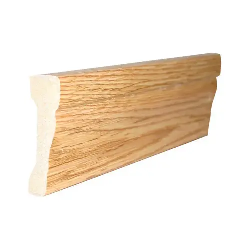 356 Casing Moulding, 7 ft L, 2-3/8 in W, Oak Wood/Polystyrene - pack of 12