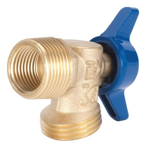 Boiler Drain 1/2" MIP X 3/4" MHT Brass Brass