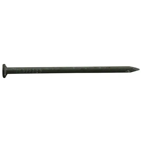 00 Common Nail, 16D, 3-1/2 in L, Steel, Brite, Flat Head, Round, Smooth Shank, 1 lb