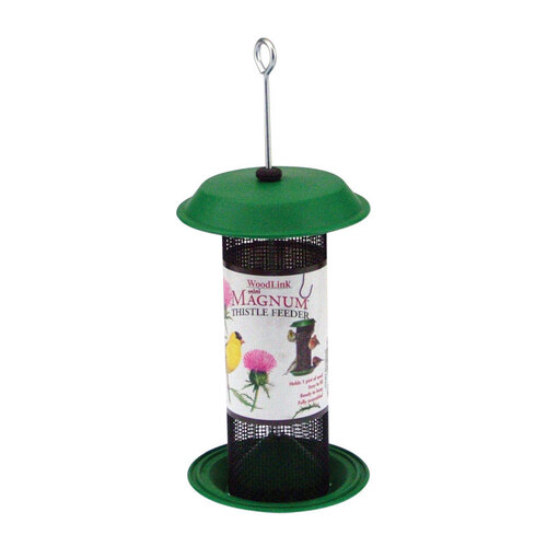 Bird Feeder Mini Magnum 1 pt Metal/Plastic Tube