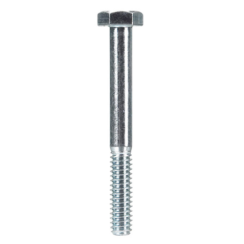 Hex Bolt 1/4" D X 2-1/4" L Zinc Plated Steel Zinc Plated