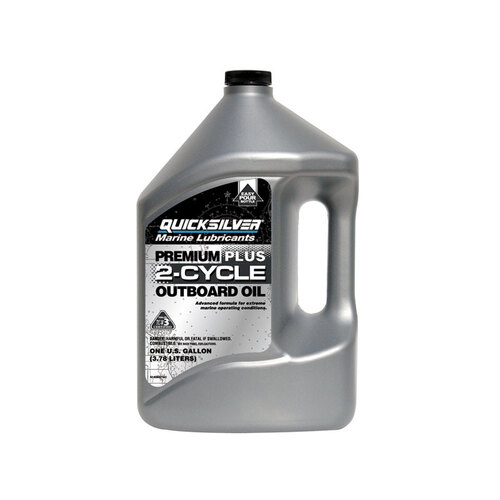 Quicksilver 710-92-858027Q0 Motor Oil Marine Lubricants TC-W3 2-Cycle Outboard 1 gal