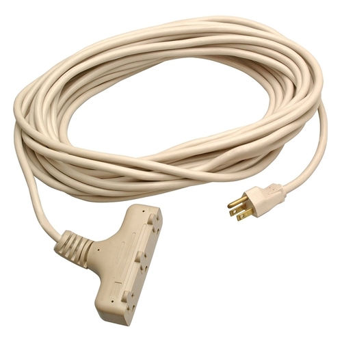 Extension Cord Outdoor 40 ft. L Beige 16/3 SJTW Beige