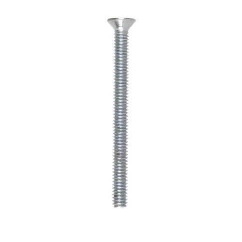 Machine Screws No. 1/4-20 X 3" L Phillips Flat Head Zinc-Plated Steel Zinc-Plated