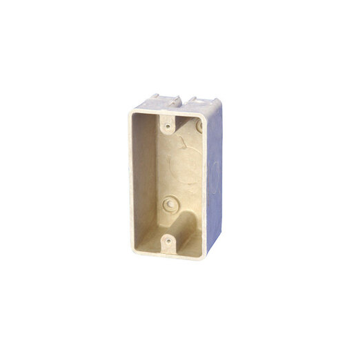 Allied Moulded H9318= Electrical Box FiberglasBox 12-13/16 cu in Rectangle Fiberglass 1 gang Beige Beige