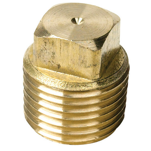 Drain Plug Brass 1/2" W Gold