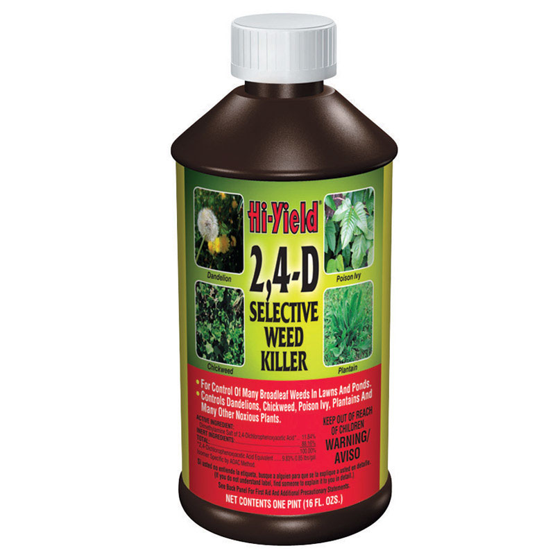 Hi-Yield 21414 2, 4-D 16 Oz. Concentrate Selective Weed