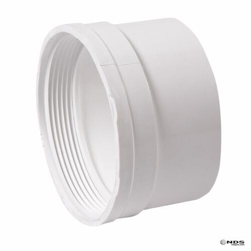 Pipe Adapter Schedule 35 4" Hub each X 4" D FPT PVC