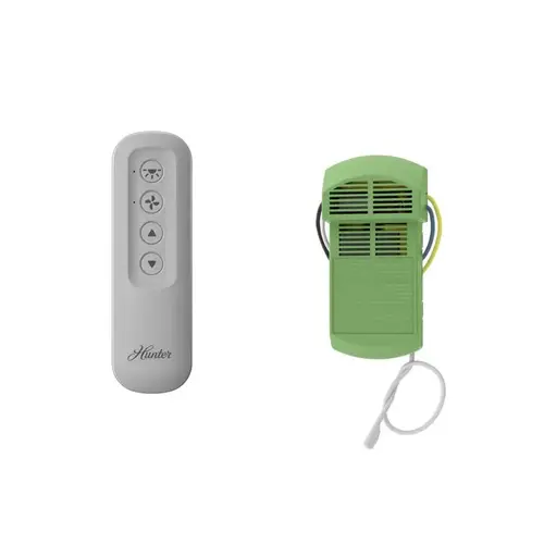 Remote Control with Receiver Gray Plastic Remote Control Gray
