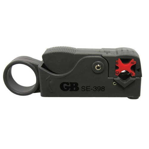 GB SE-398 Cutter and Stripper, 6-1/4 in OAL Black