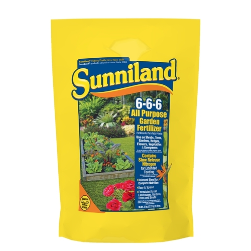 Sunniland 125876 Fertilizer Organic All Purpose Garden 6-6-6 5 lb