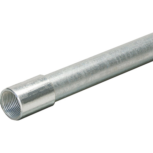 Allied Moulded 358101 Electrical Conduit 1-1/2" D X 10 ft. L Galvanized Steel For IMC Metallic