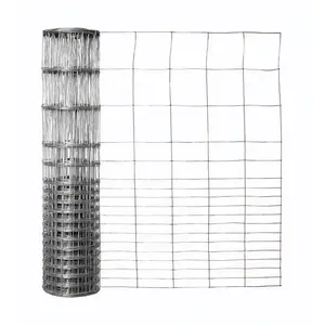 Garden Craft 28 in. H X 50 ft. L Steel Garden Fence Silver