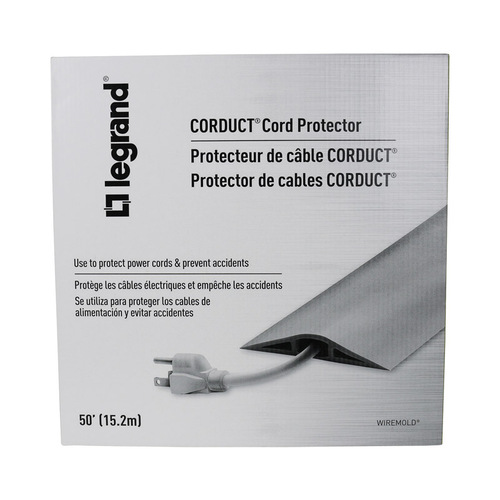 Legrand CDI-50 Cable Protector Corduct 1/2" D X 50 ft. L Ivory