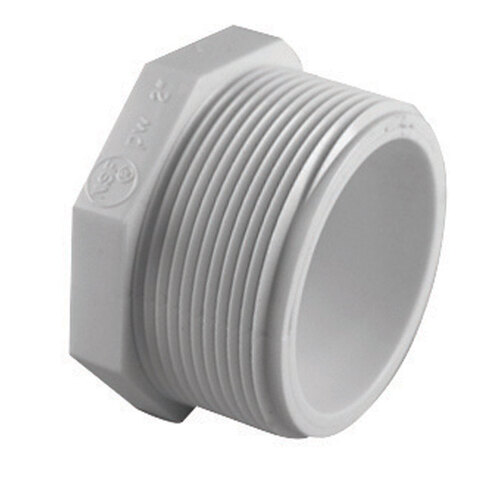 Plug Schedule 40 3/4" MPT T PVC