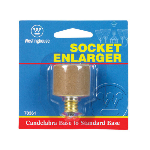 Socket Adapter Candelabra to Standard Base