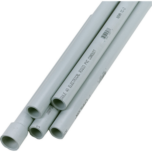 Electrical Conduit 1" D X 10 ft. L PVC For Rigid Gray - pack of 10