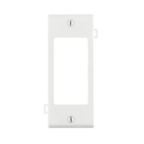 Leviton PSC26-00W Wall Plate White 1 gang Thermoplastic Nylon GFCI/Rocker White