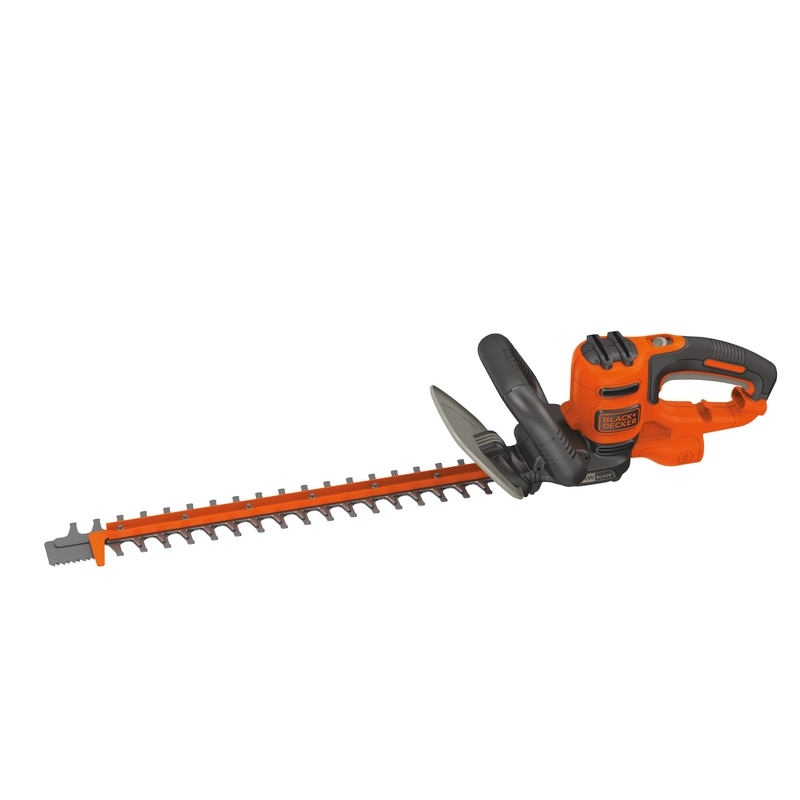 Black+Decker BEHTS300 Electric Hedge Trimmer, 3.8 A, 120 V, 3/4 in Cutting Capacity, 20 in Blade, Orange