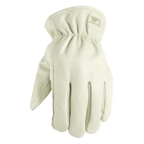 Wells Lamont 7314370 Work Gloves Men's Driver Ivory XL Ivory
